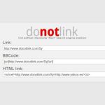 Do not link, sitio que camufla enlaces sin mejorar su posicionamiento