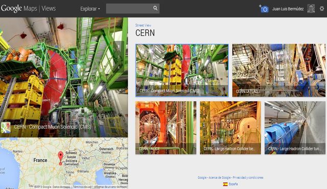 Visita virtual al CERN con ayuda de Google Street View