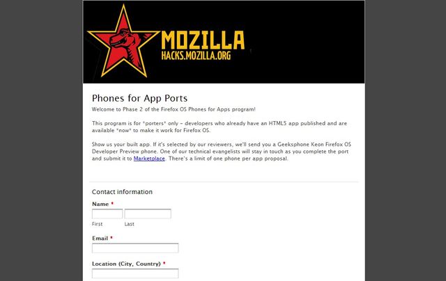 Móviles gratis para desarrolladores que migren sus apps a Firefox OS