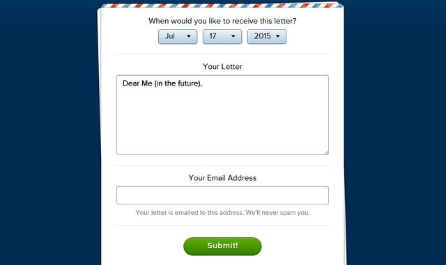 OhLife Timecapsule, envía gratis correos electrónicos al futuro