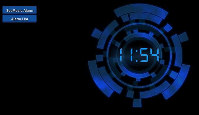 Online Music Alarm Clock, una práctica alarma o despertador en línea