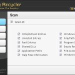 Registry Recycler, software para limpiar y desfragmentar el registro