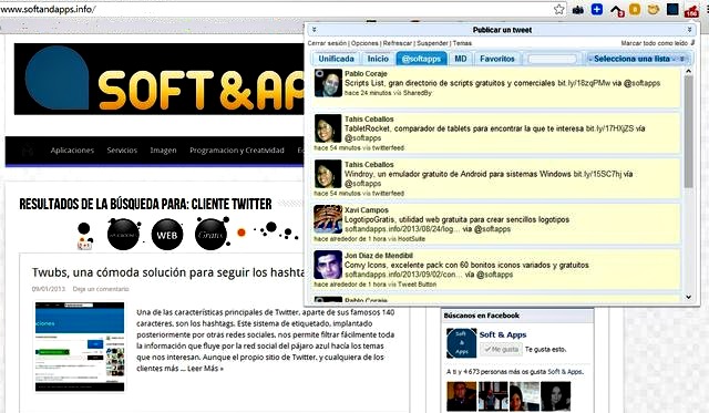 Silver Bird, cómodo cliente Twitter en forma de extensión para Chrome