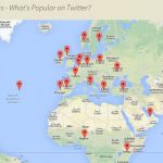 Trending Topics, las tendencias de Twitter geolocalizadas en el mapa