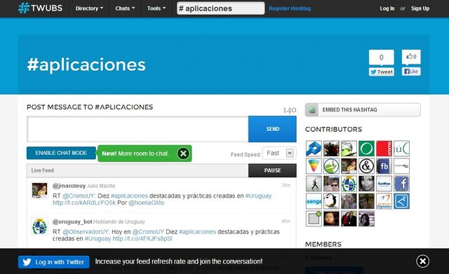 Twubs, una cómoda solución para seguir los hashtags de Twitter
