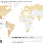 What We Watch, mapa con los vídeos de YouTube populares en cada país