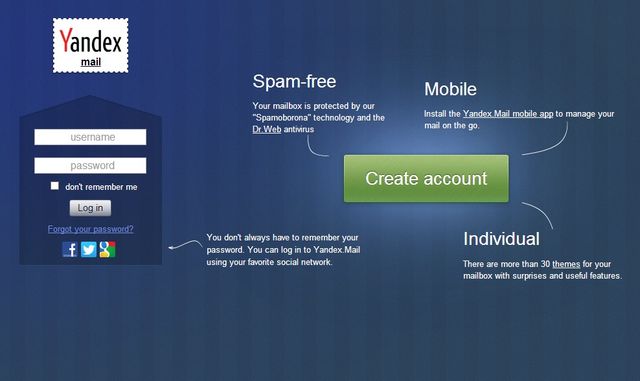 Yandex Mail, gran alternativa rusa como servicio de correo electrónico