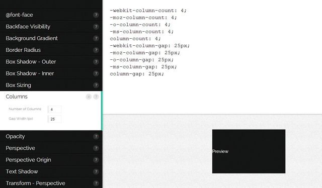 Create CSS3, genera efectos CSS con diversos ejemplos para empezar