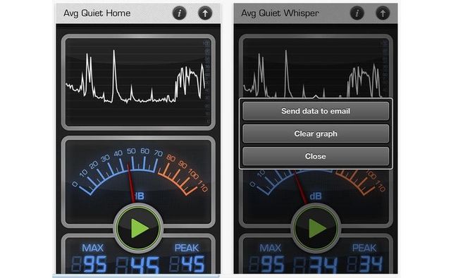 Decibel 10th, app iPhone gratuita para medir el ruido ambiental