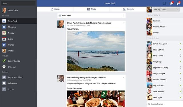 Facebook ya cuenta con una aplicación oficial para Windows 8.1