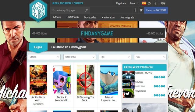 Findanygame, el mejor buscador de juegos para todas las plataformas