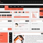 Flatty UI Kit, impresionante colección de elementos con estilo flat para UI