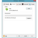 MEGASync, cliente oficial de MEGA para el sistema Windows