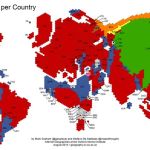 Las páginas más visitadas en cada país localizadas en un mapa