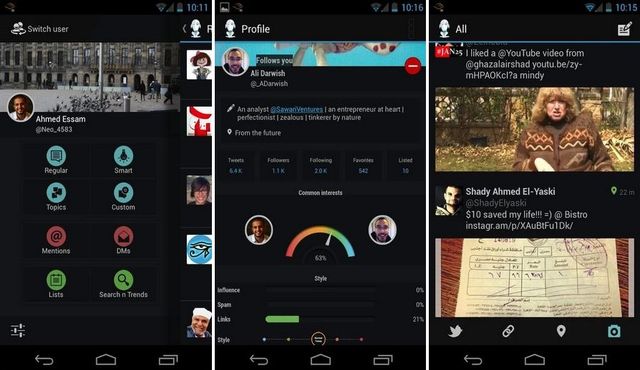 Neatly For Twitter, un impresionante cliente de Twitter para Android
