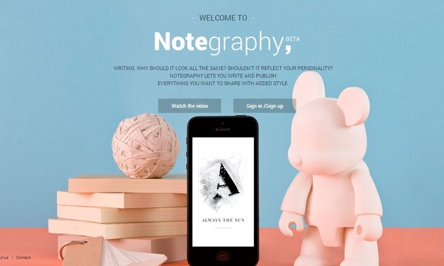 Notegraphy, geniales tipografías para tus posts en Twitter y Facebook