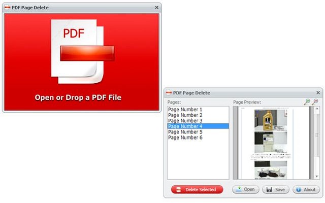 PDF Page Delete, elimina las páginas inútiles de un documento PDF