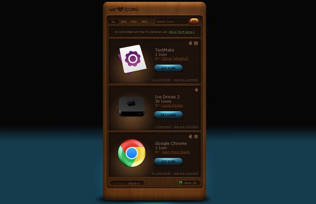 We Love Icons, variados iconos gratuitos para tus diseños o proyectos