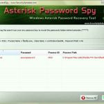 Asterisk Password Spy, recuerda contraseñas ocultas bajo asteriscos