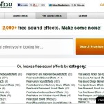 AudioMicro, más de 2000 efectos de sonido gratuitos para descargar