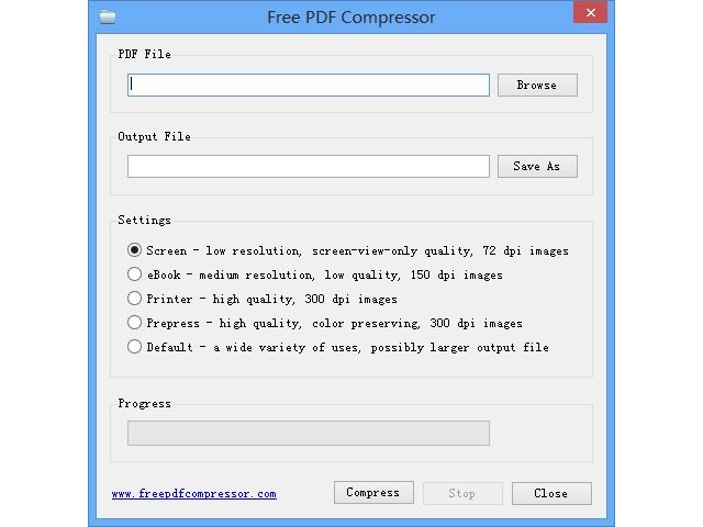 Free PDF Compressor, sencillo software para comprimir archivos PDF