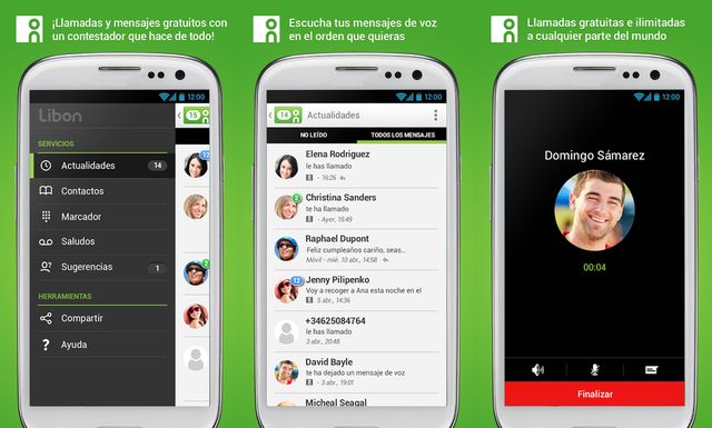 Libon, aplicación de mensajería móvil con mensajes de voz y llamadas VoIP