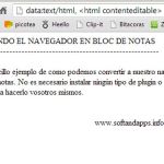 Tip para transformar tu navegador en bloc de notas