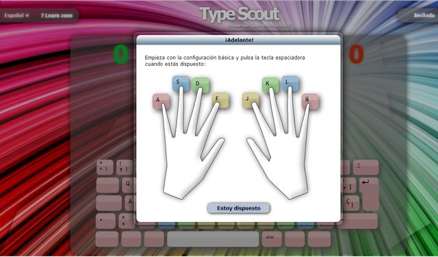 Type Scout, aprende mecanografía online y de forma divertida