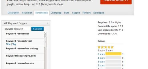 WP Keyword Suggest, plugin WordPress para generar palabras clave