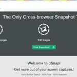 qSnap: toma screenshots de sitios web, edítalos y compártelos