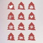 Christmas Tree Free Social Media Icons, iconos sociales navideños gratis