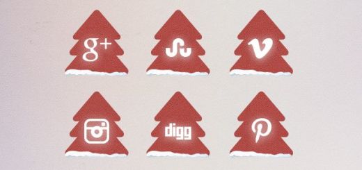 Christmas Tree Free Social Media Icons, iconos sociales navideños gratis