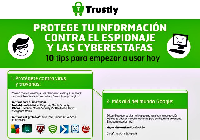 10 tips para proteger tu información contra el espionaje en la red (infografía)