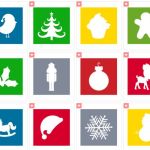 Flat Christmas Icons, iconos planos de Navidad de uso gratuito