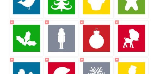 Flat Christmas Icons, iconos planos de Navidad de uso gratuito