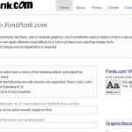 FontPunk, utilidad web gratuita para editar fuentes de texto