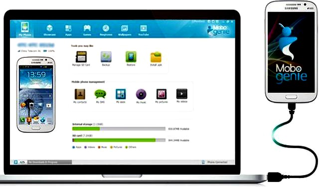 Mobogenie, aplicación Windows para gestionar tu Android desde el PC