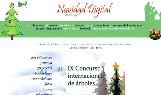 Navidad Digital 2013-2014, con villancicos, recetas, belenes y más