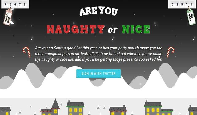 Social Santa te dice si fuiste bueno o malo en Twitter