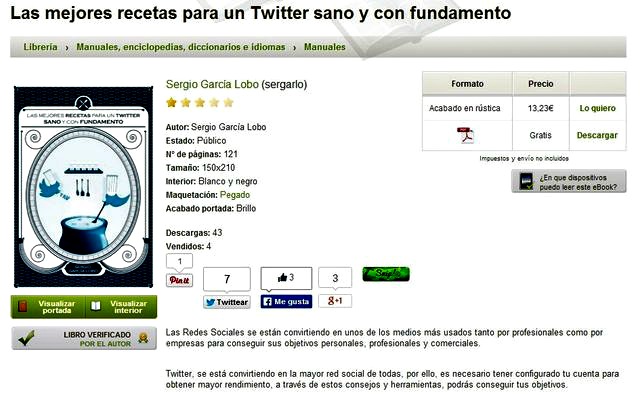 Ebook gratis con Las mejores recetas para un Twitter sano