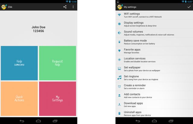 Zikk, aplicación gratuita de asistencia remota en Android