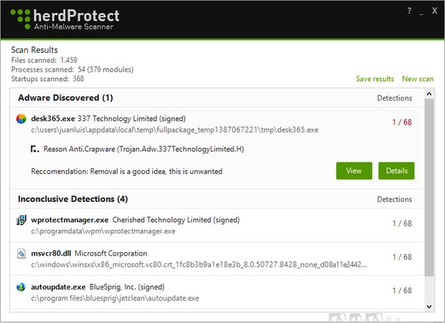 herdProtect, software gratis para acabar con el malware en tu PC