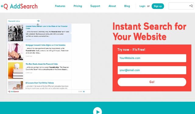 AddSearch, un eficiente buscador para integrar en tu web