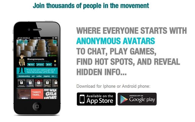 Anomo, una red social móvil para personas reservadas o tímidas