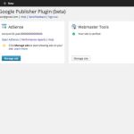 Google Publisher, plugin oficial de Google con Adsense y Webmasters Tools (WordPress)