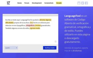 LanguageTool - corrector ortográfico y gramatical