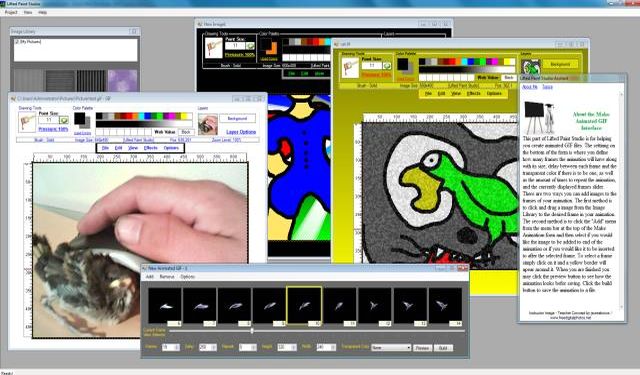 Lifted Paint Studio, software gratuito para editar imágenes y crear gifs animados