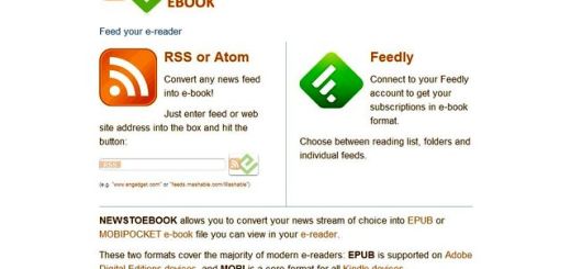 NewsToEbook, genial servicio web para crear ePubs a partir de feeds