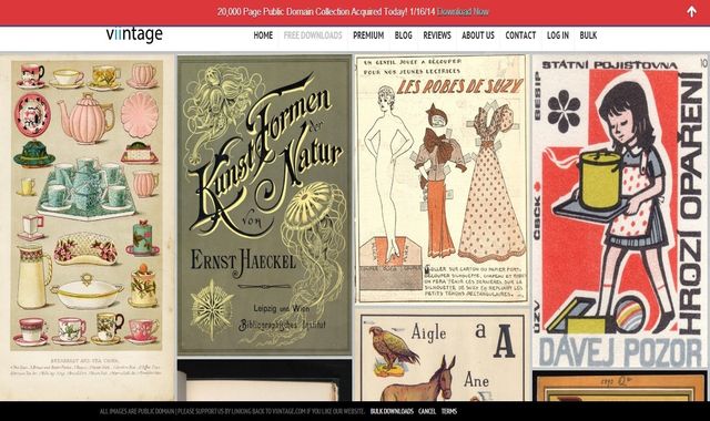 Viintage: carteles, pósters y anuncios vintage de dominio público