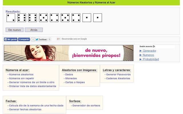 Al azar: sitio para generar números aleatorios, contraseñas, sorteos y más